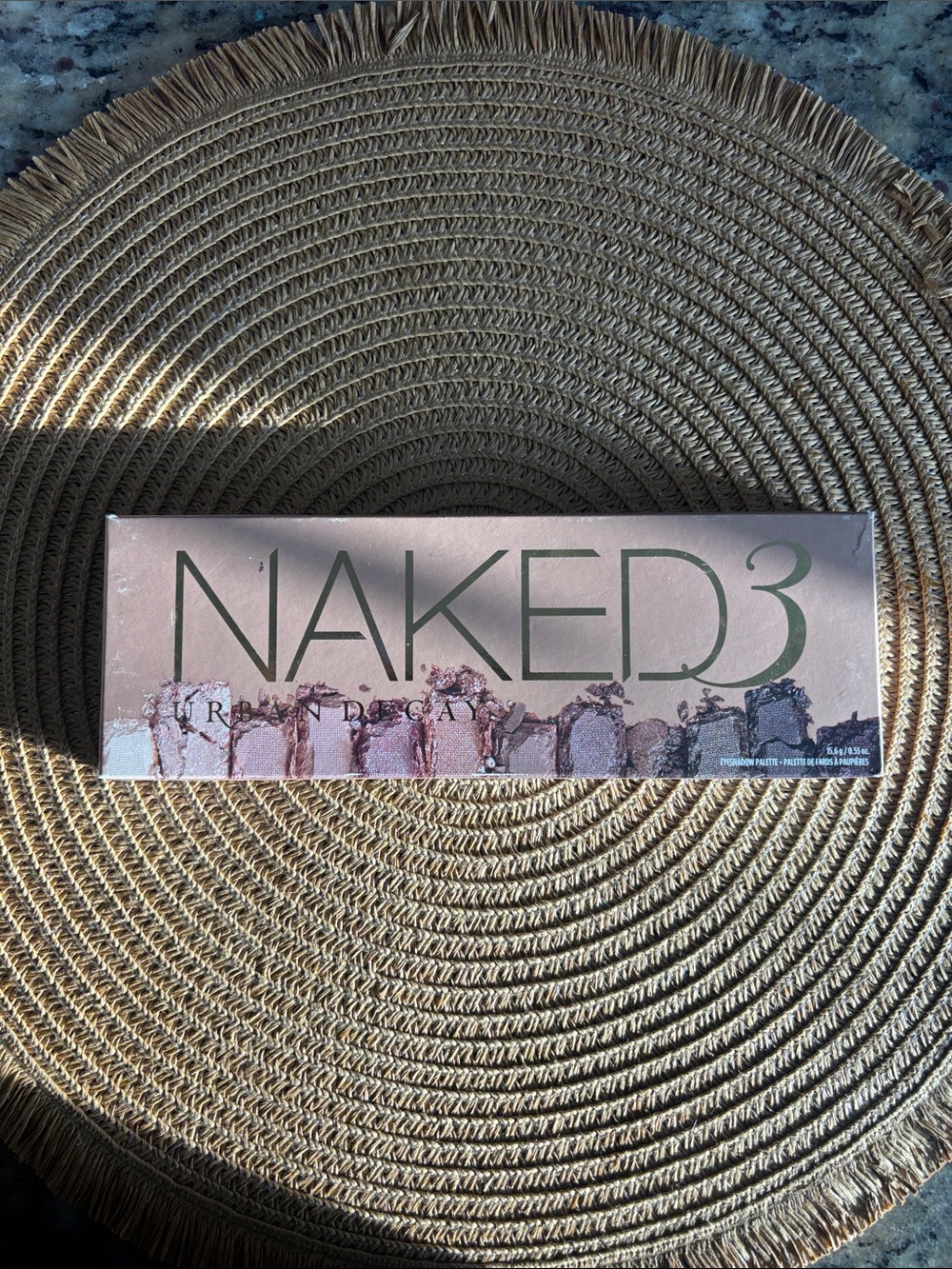 Urban Decay NAKED 3 eyeshadow palette large size NEVER USED